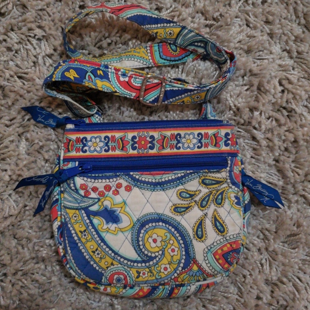 Vera Bradley Cross Body Bag (Marina Paisley)